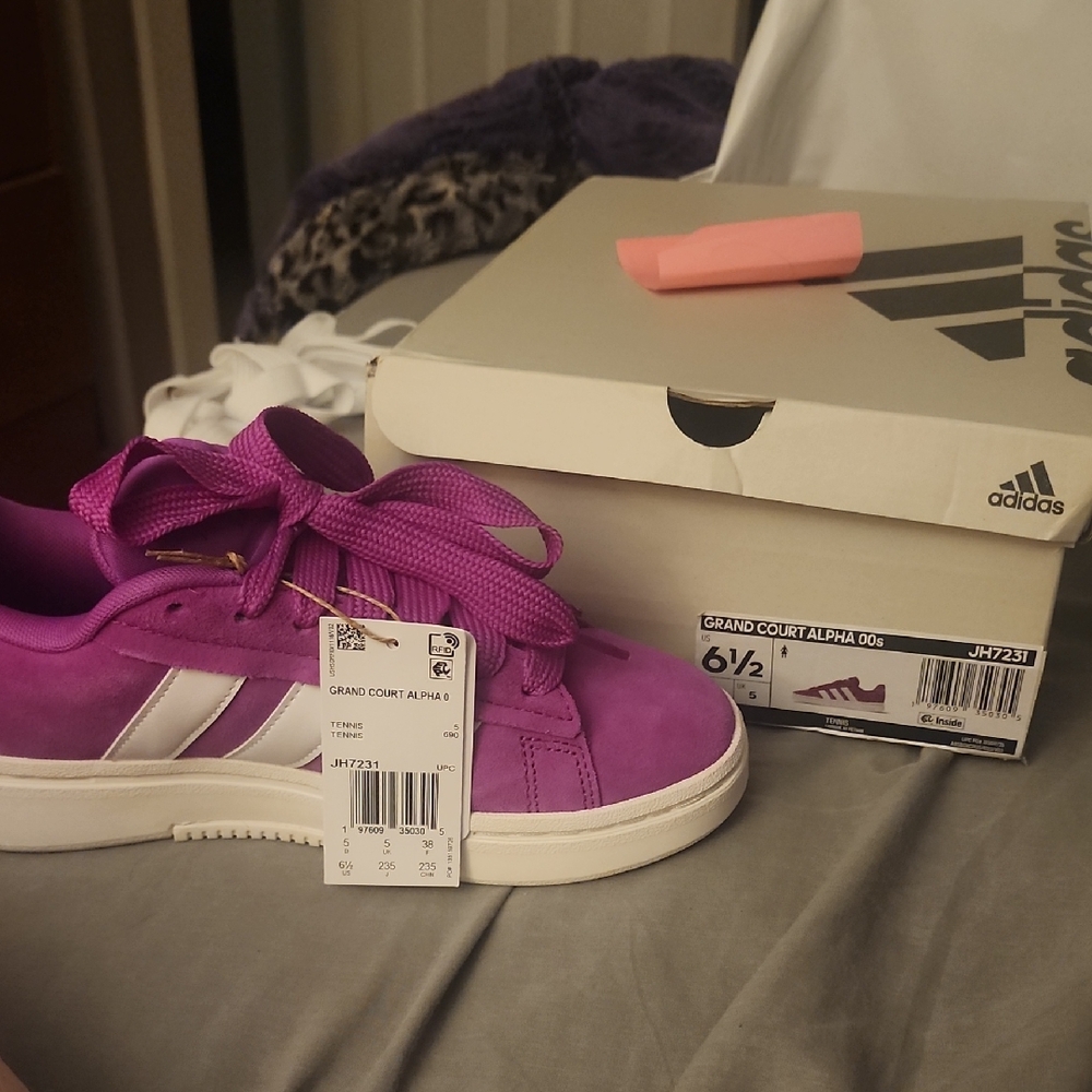 Adidas Grand Court Alpha Pink Magenta Sneakers